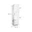 Fully Assembled Shaker Style Pantry Kitchen Cabinet UC1884 18x84x24-1548660881