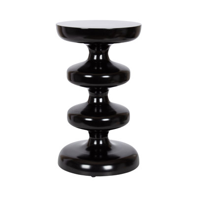 Fondi Modern Metal Round Side Table