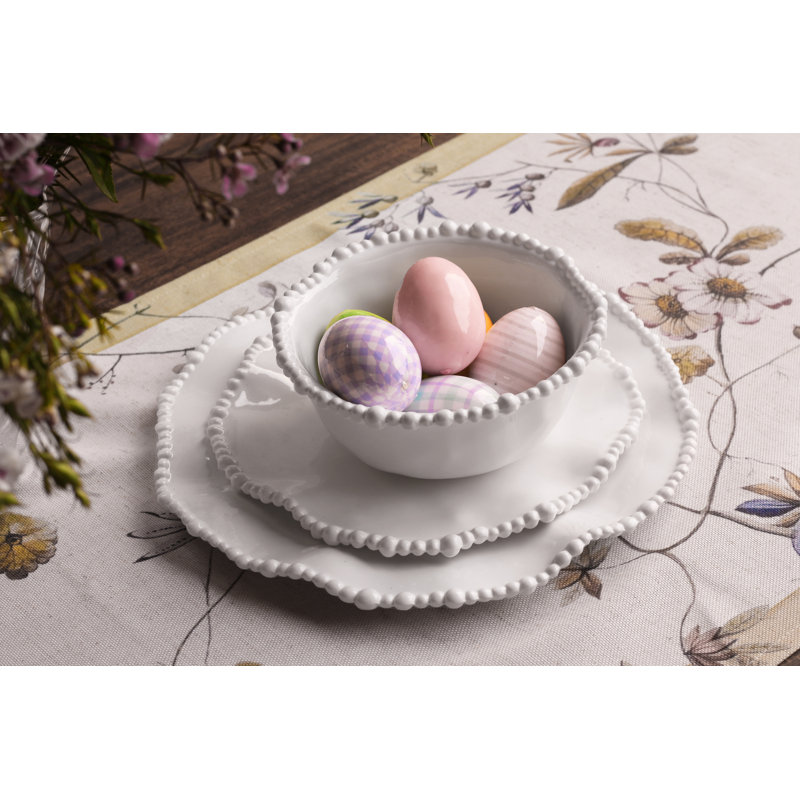 Vida Melamine Cereal Bowl, White