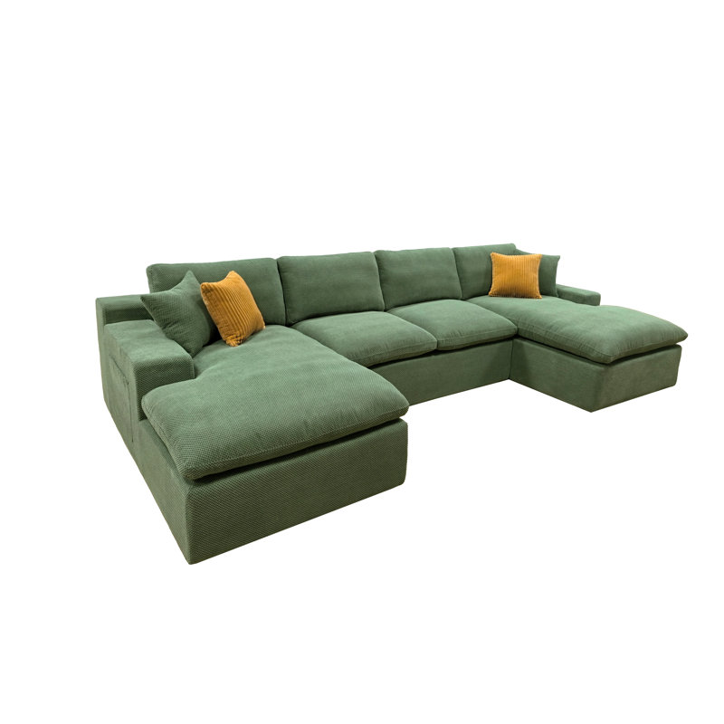 Flintwood Sectional, Dark Green