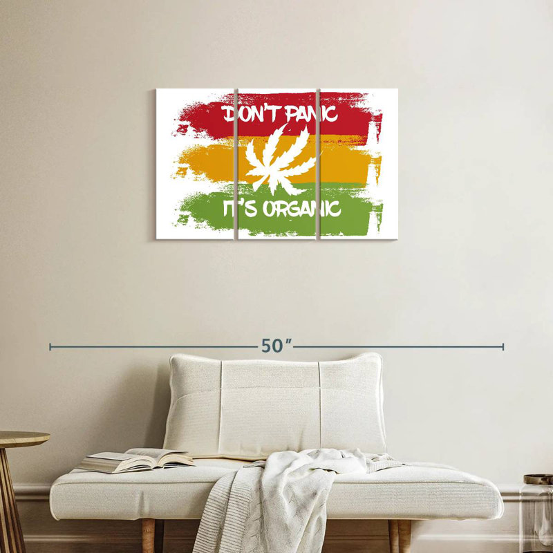 Organic Marijuana, 20" H x 33" W