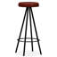 Ensemble de bar avec tabouret bistro en bois récupéré massif-1289029311