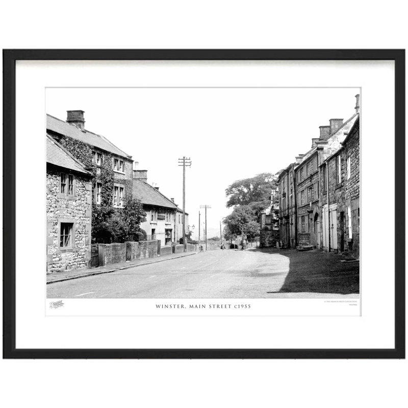 Winster, Main Street C1955 - Single Picture Frame Print, 28cm H x 36cm W x 2.3cm D