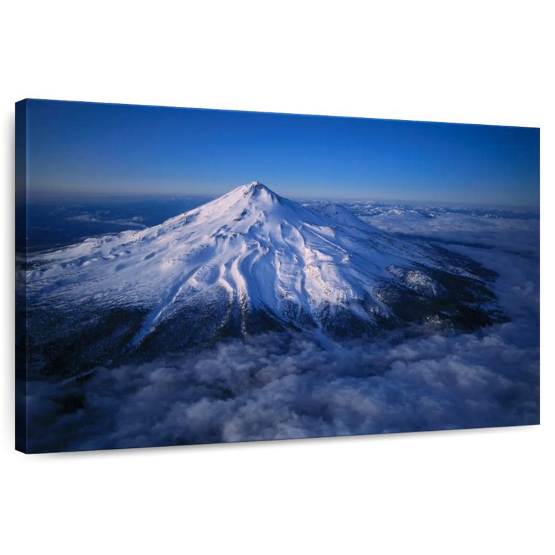 Mont Shasta enneigé Alvord, H 8 po x l 12 po