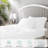 100% Egyptian Cotton Twin XL Size Sheet Set 1000 Thread Count Luxury Ultra Soft Bed Sheets Fits Mattress Upto 18" Inch Deep Pocket, Twin XL Size - White Stripe-125132450-125132423