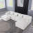 Modular Sofa  Chenille Fabric,  Simple And Grand, The Seat And Back Is Very Soft. This Is Also A KNOCK DOWN Sofa