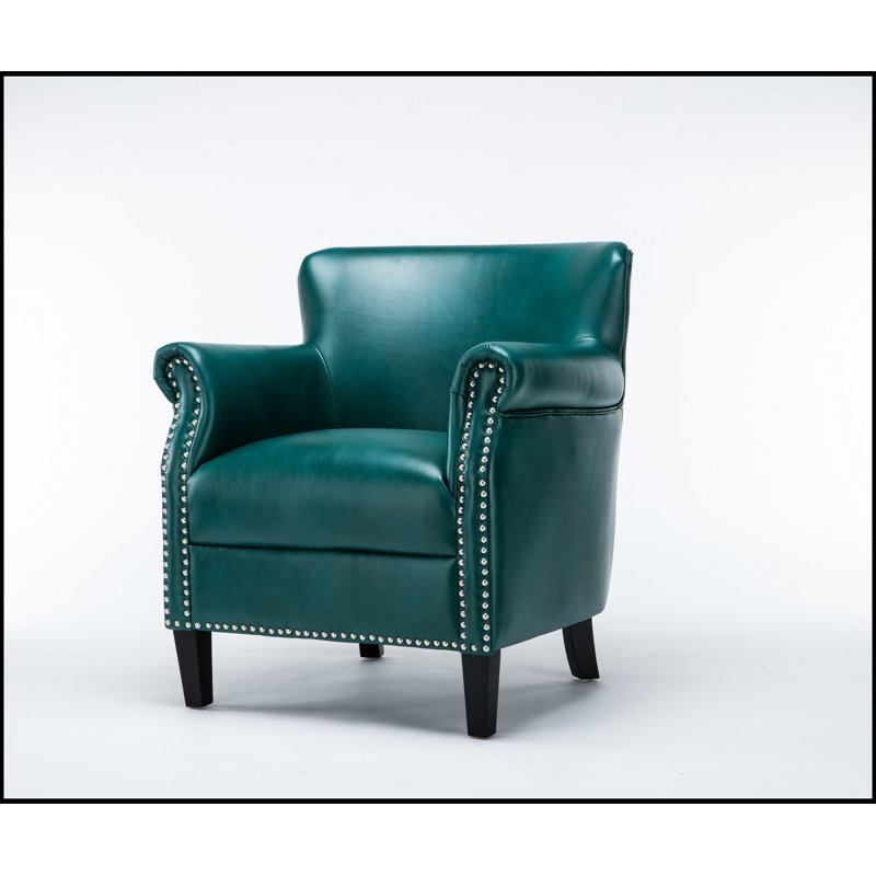 Fauteuil club bleu sarcelle, Sarcelle