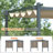 Aoodor Aluminum Pergola with Canopy-90610975-92371646