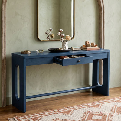 Console en bois avec tiroir