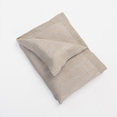 ZACH LINEN DUVET COVER, QUEEN