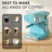20 Bar Espresso Coffee Maker for Home - Professional Compact Coffee Maker witn Steam Wand Milk Frother, Pressure Gauge, 54oz Tank - Low Noise Fast Brew for Cappuccino, Latte