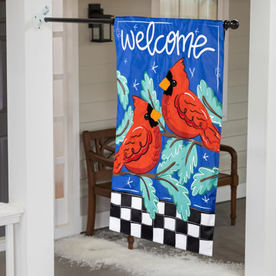 Drapeau «Welcome Winter Friends»