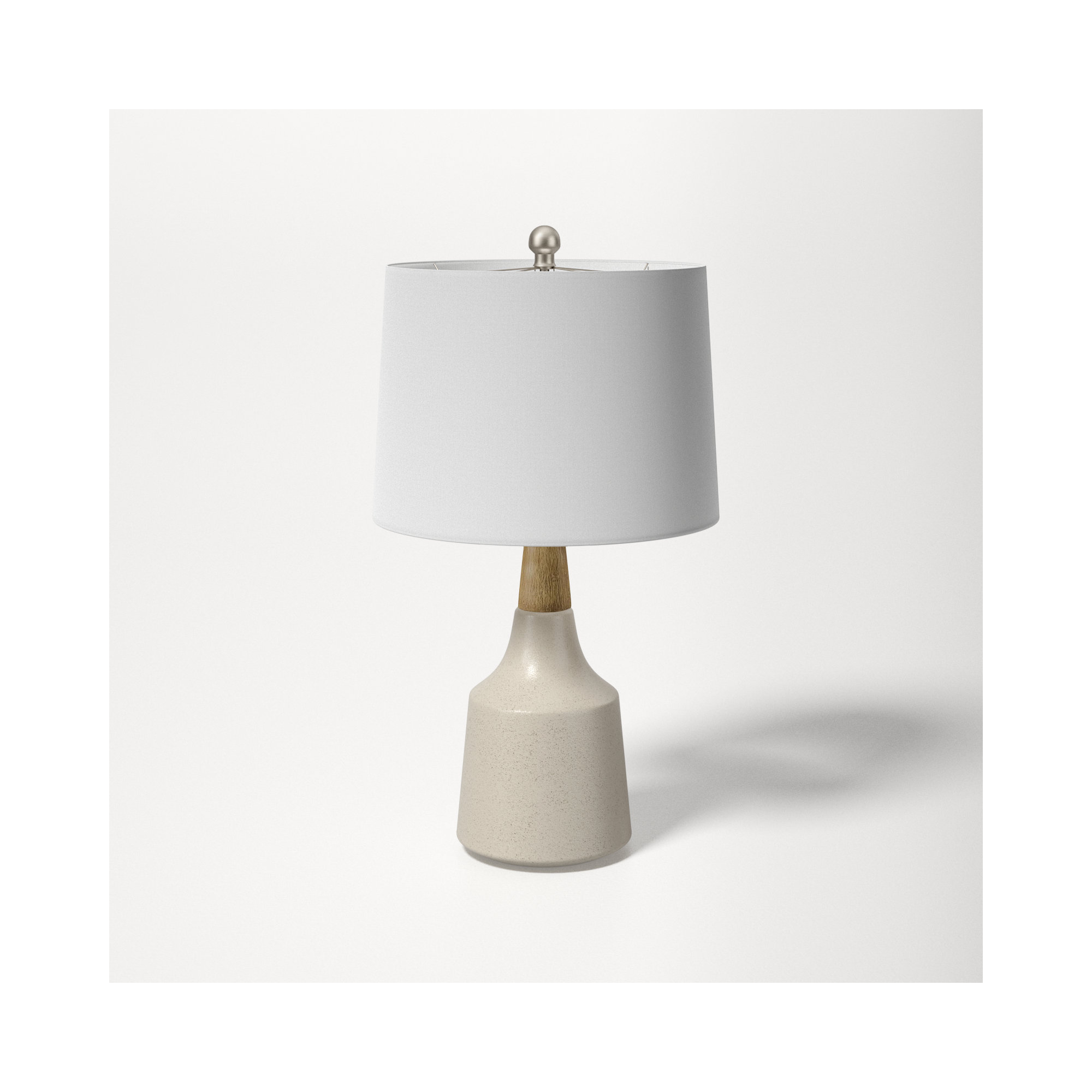 Scotia Table Lamp, Cream, Beige