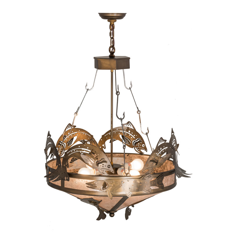 Rustic Lodge 4 - Light Chandelier