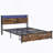 Black Brown King Bed-1528109326
