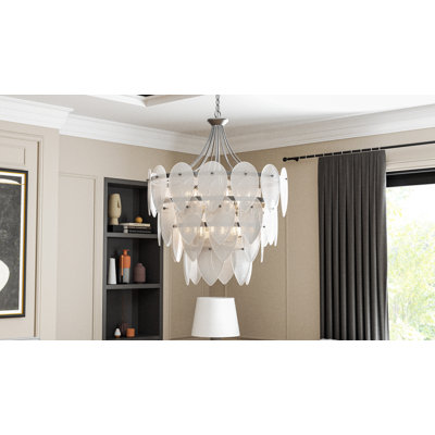 Lilestone 7-Light Leaf Pendant