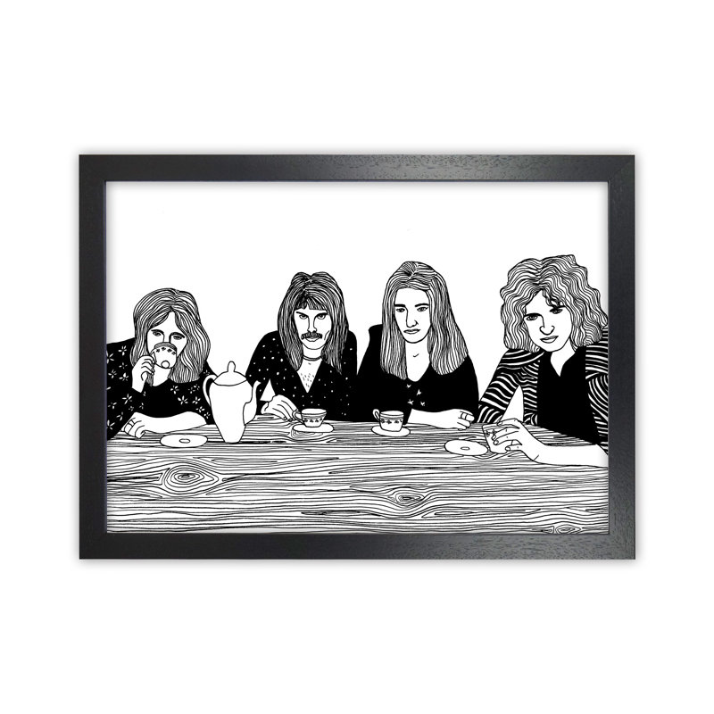 Queen by Carissa Tanton - Print, Black Framed, 46cm H x 63cm W x 3cm D