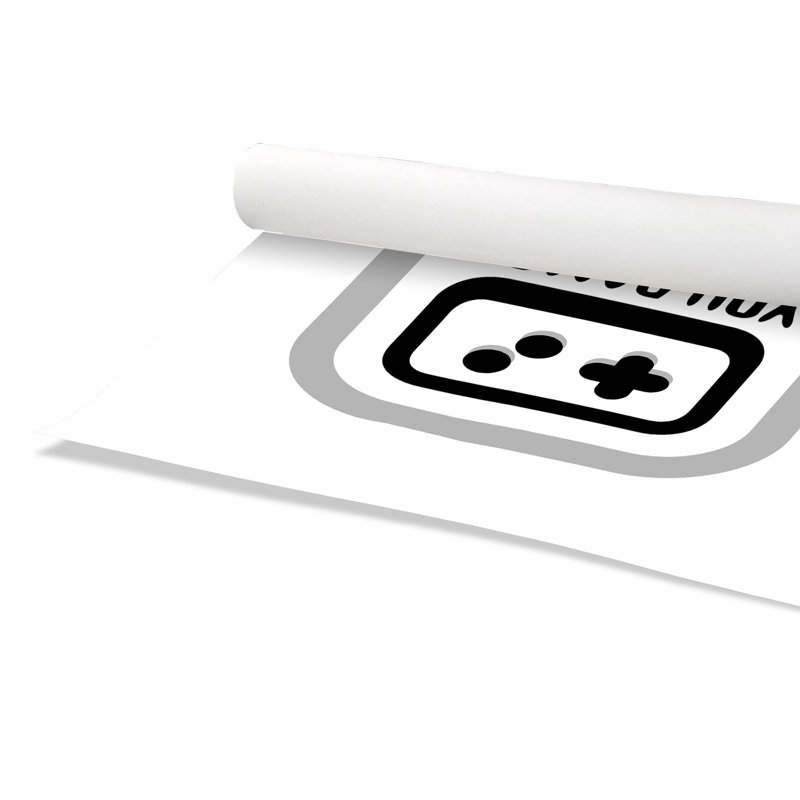 «You Game», impression sur papier, H 16 po x l 12 po x P 1 po