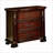 Brown Cherry Traditional 3-Drawer Solid Wood Nightstand