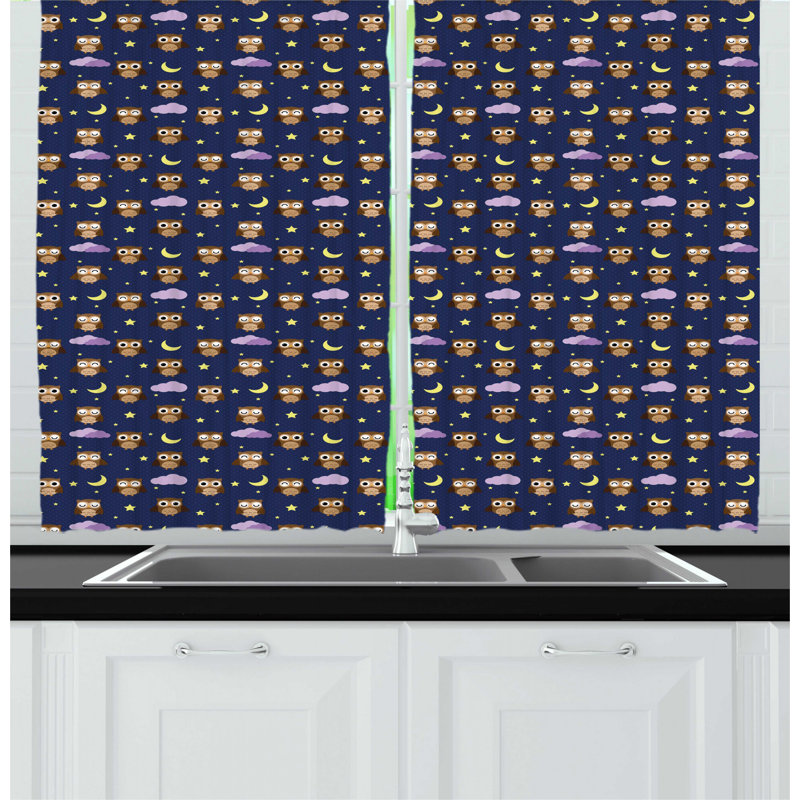 Pointed Kitchen Curtain