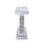 Rosalinda 14'' Glass Top Console Table