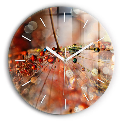 Glass Wall Clock