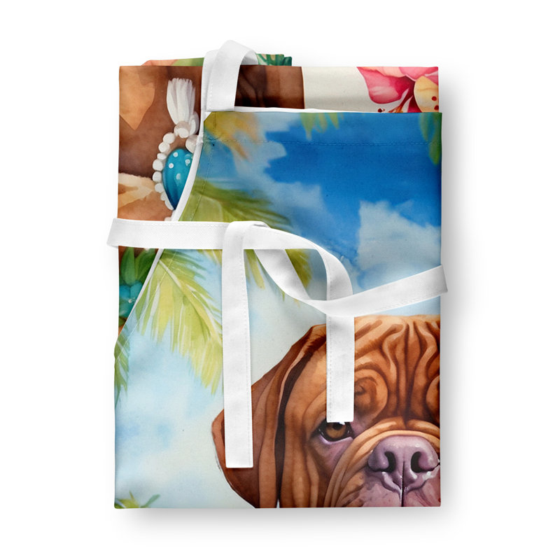 Tablier Dogue de Bordeaux Luau