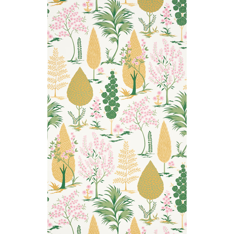 Pandora Wallpaper, Yellow/Pink