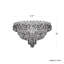 Camelot 3 Light 11in x 7in Flush Mount in Polished Gold with Clear Optic Crystals-1049542939