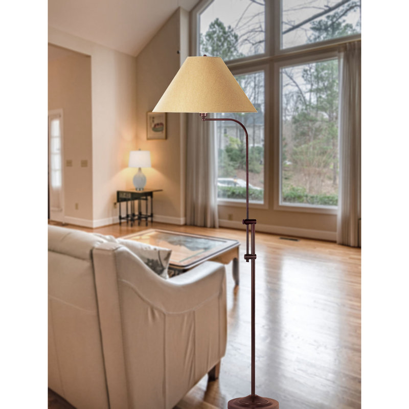67.5 " Rust Traditional Floor Lamp, Rust