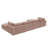 Elegance Judith Linen Modular Sofa U-Chaise Sectional-61482780