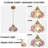 1 - Light 8" Tiffany Style Butterfly Single Pendant Light (Bulb Include)