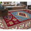 Indo Kazak Wool Southwestern Area Rug