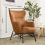 Colm Faux Leather Wingback Chair-45736365