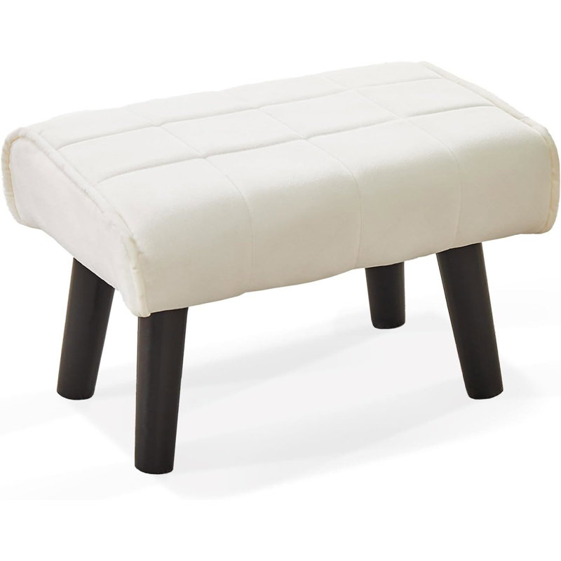 Vanity Accent Stool, White