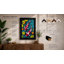 Koi in Water Garden Tropical 1 Piece Single Picture Frame Wall Art-136653136-136653138