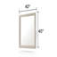 Miroir carré Colorado de style moderne en bois rustique naturel (Comprend seulement un miroir - la commode n'est pas incluse)