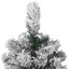 Artificial Hinged Christmas Tree Green and white-395112473