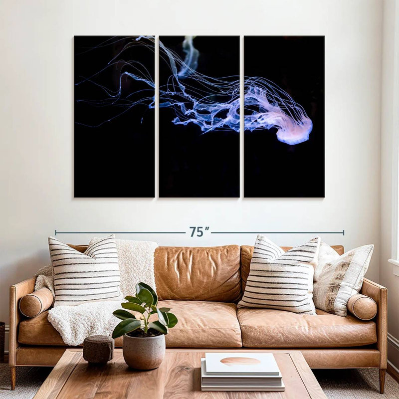 Atlantic Sea Nettle, 42" H x 65" W
