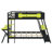 Multi-Functional Gaming Bunk Bed Built-In Dual Desk, USB Ports And Pegboard Storage-100276984