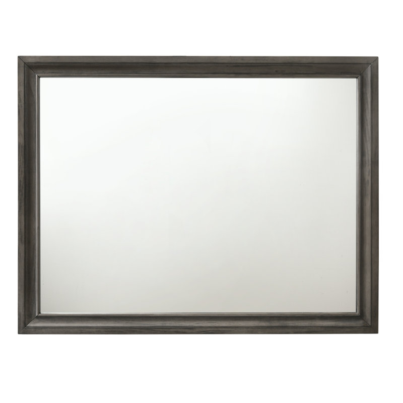 Gray Finish Wall Mirror | Gift Idea