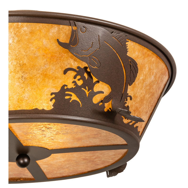 Mica Semi Flush Mount