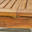 Table de salle à manger d'extérieur extensible en bois d'acacia, naturel-1331444236