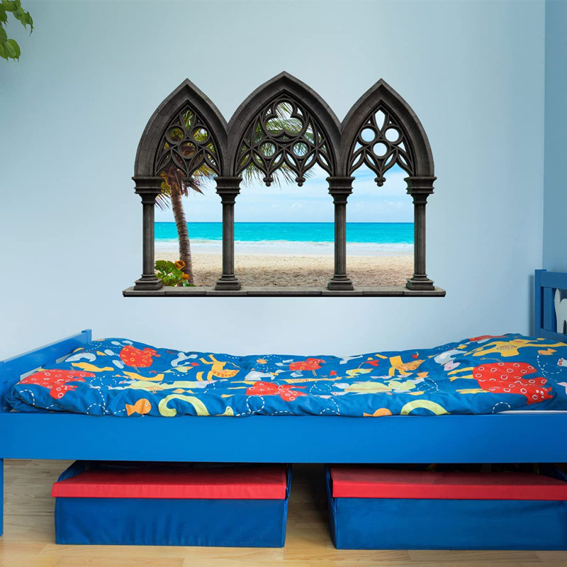 Landscape & Nature Non-Wall Damaging Wall Decal, 18" H x 24" W