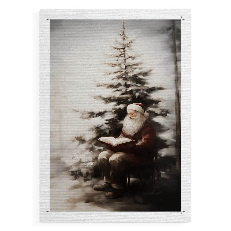 Art des Fêtes de Noël - série 2-CCLXVII - impression sur toile seulement - NON-CADRE, H 36 po x l 24 po