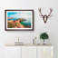 Sea View from Malta - Picture Frame Painting Print on MDF-55613943-55613945