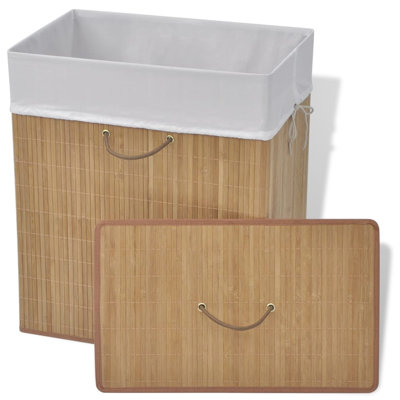 Panier à linge en bambou
