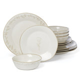Homespun 12 Piece Dinnerware Set