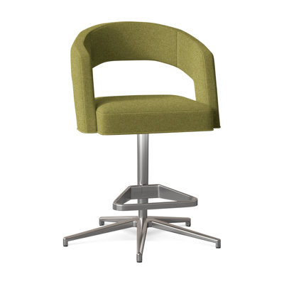 Bryant Upholstered Adjustable Height Counter Stool with Metal Frame