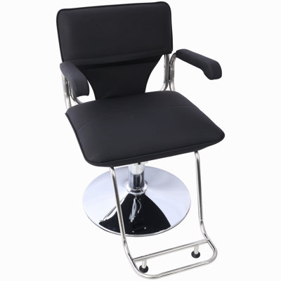Hair Salon Chair Styling Heavy Duty Hydraulic Pump Barber Chair Beauty Shampoo Barbering Chair For Hair Stylist Women Man,With Barber Cape